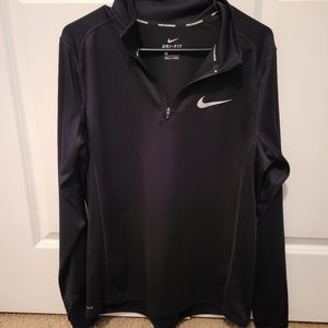 Mens Nike Dri Fit Quarter Zip Shirt - Large